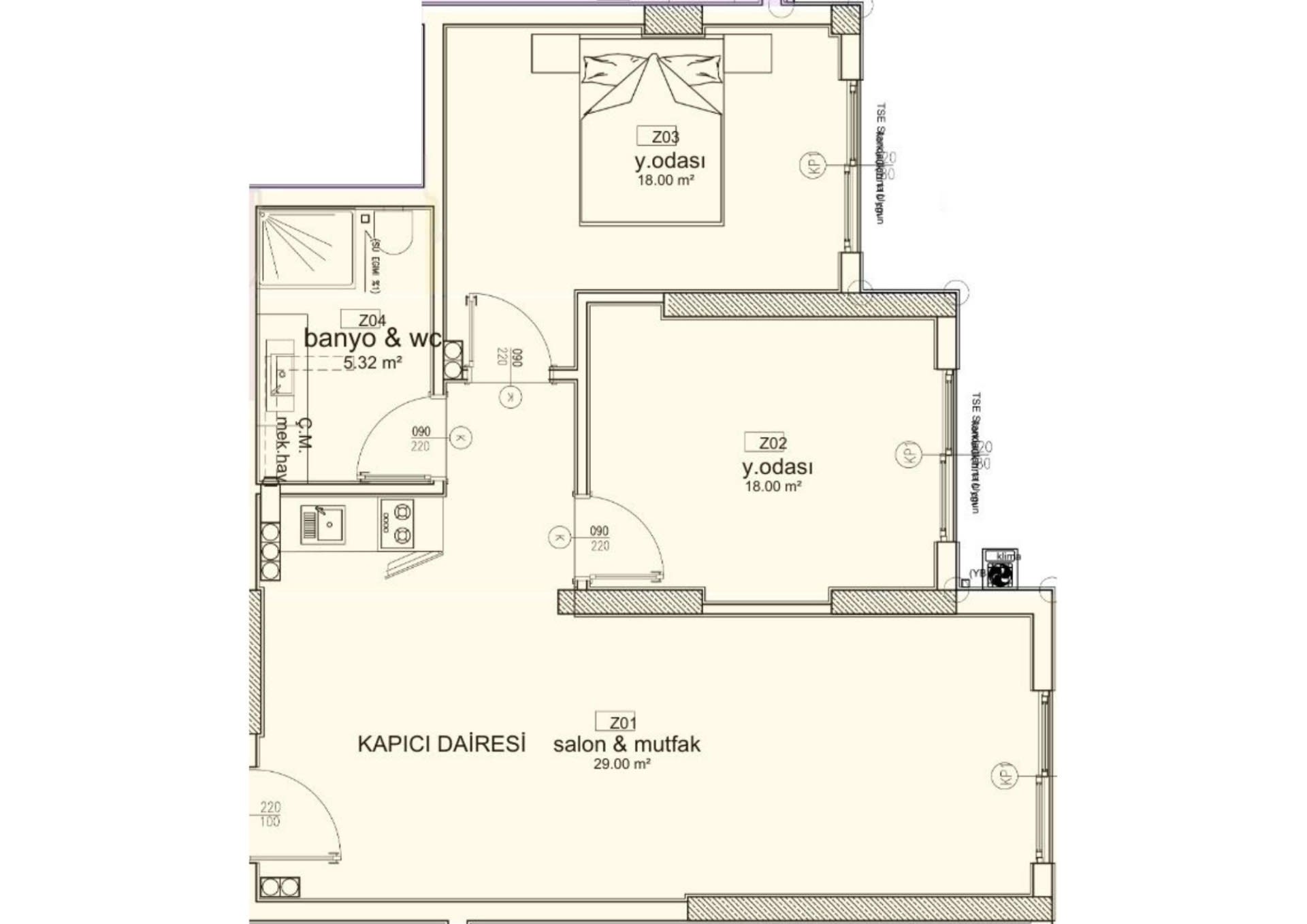 Bölüm A KAPICI DAİRESİ