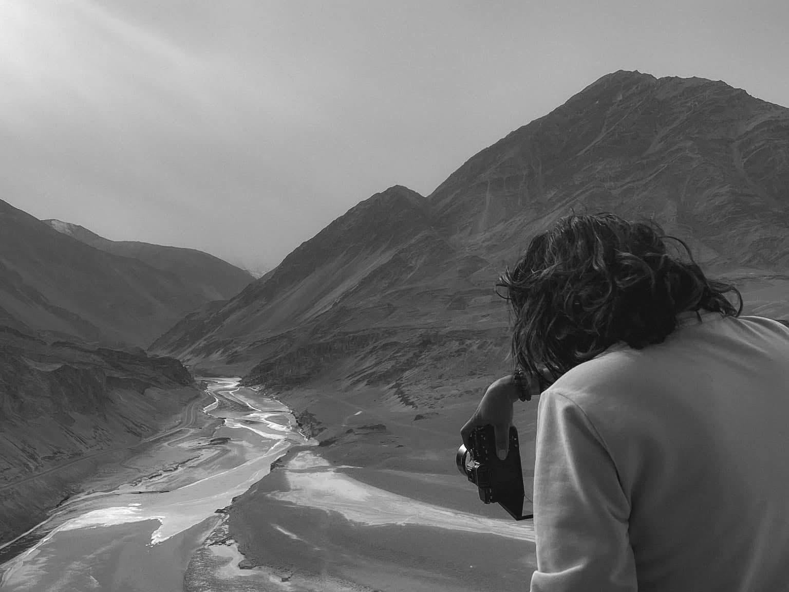 Akshay in the mountains