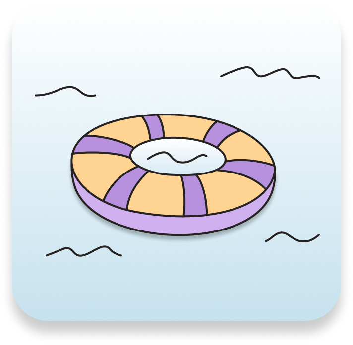 Floating mode button