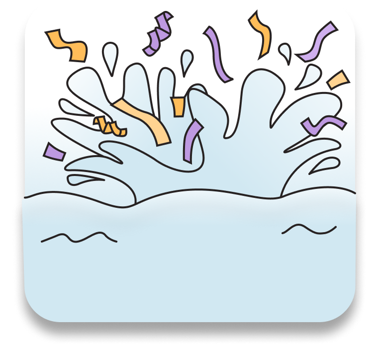 Splash Time mode button