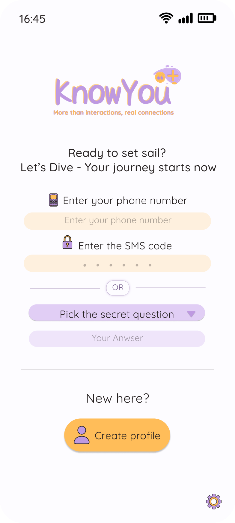 Before, onboarding mobile