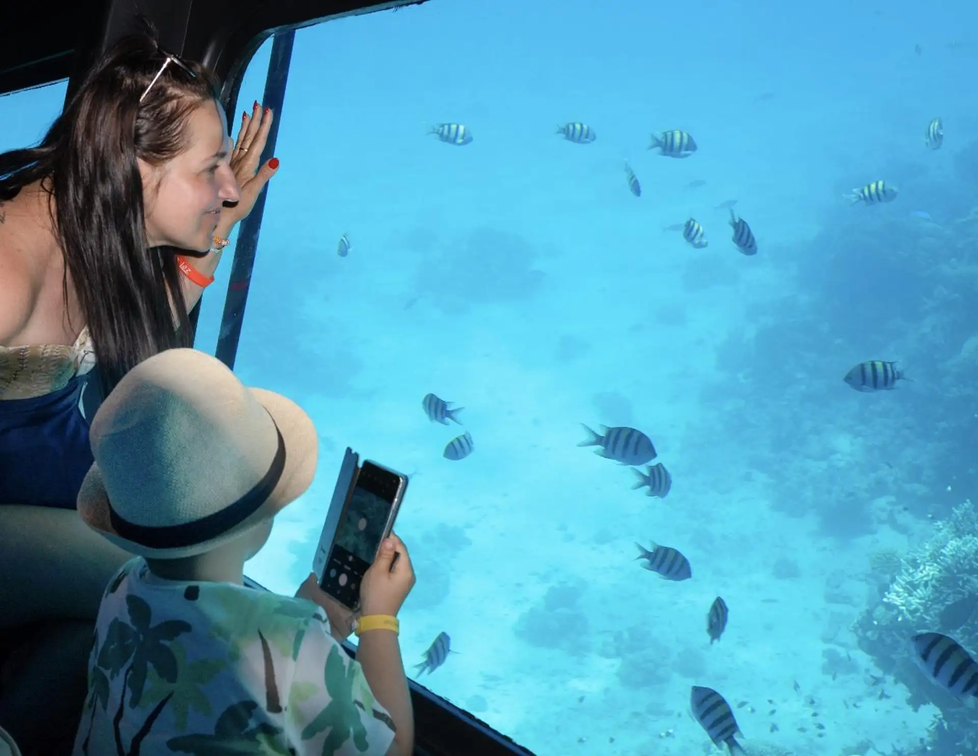 SEASCOPE & Excursion en Mer avec Snorkeling à Hurghada