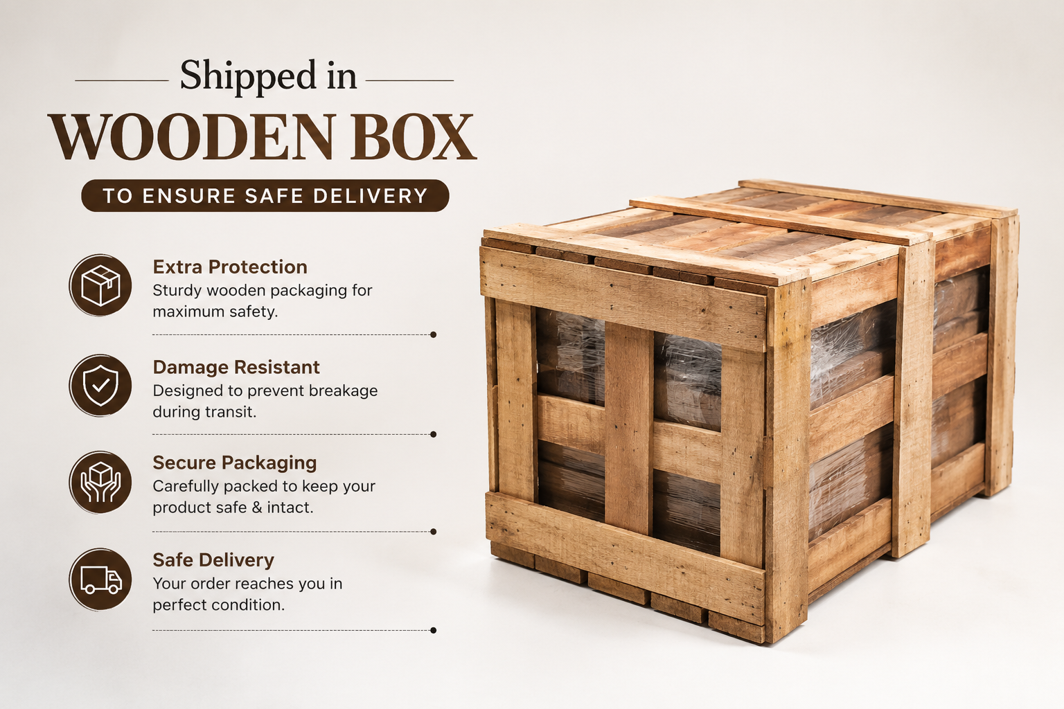The Dekor Art — packaging and delivery information
