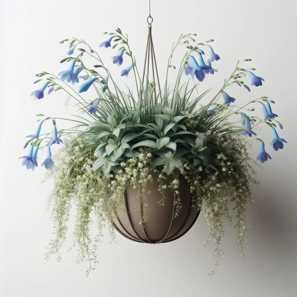 How to Grow and Care for the Hummingbird Falls Plant: A Trailing Beauty with Blue Flowers and Anise Scent