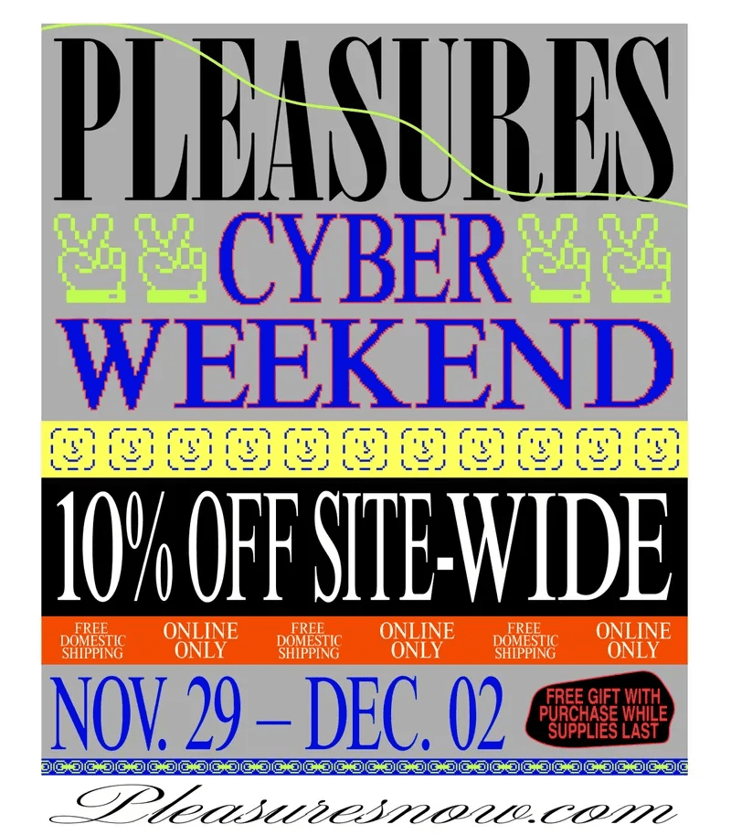 pleasures cyberweekend.webp