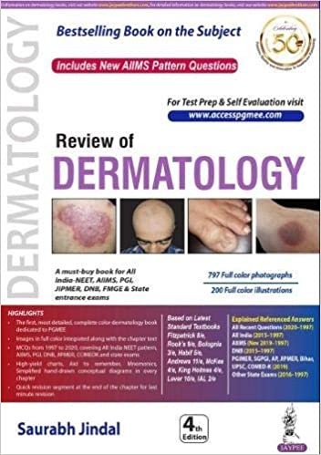 Review of dermatology by Saurabh jindal 5th ed 2020