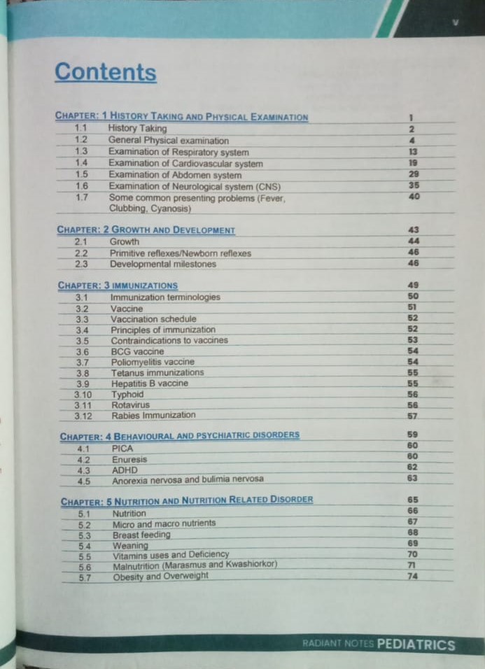 Radiant Notes Pediatrics Review Book| Latest 4th Edition 2025 - Image 3