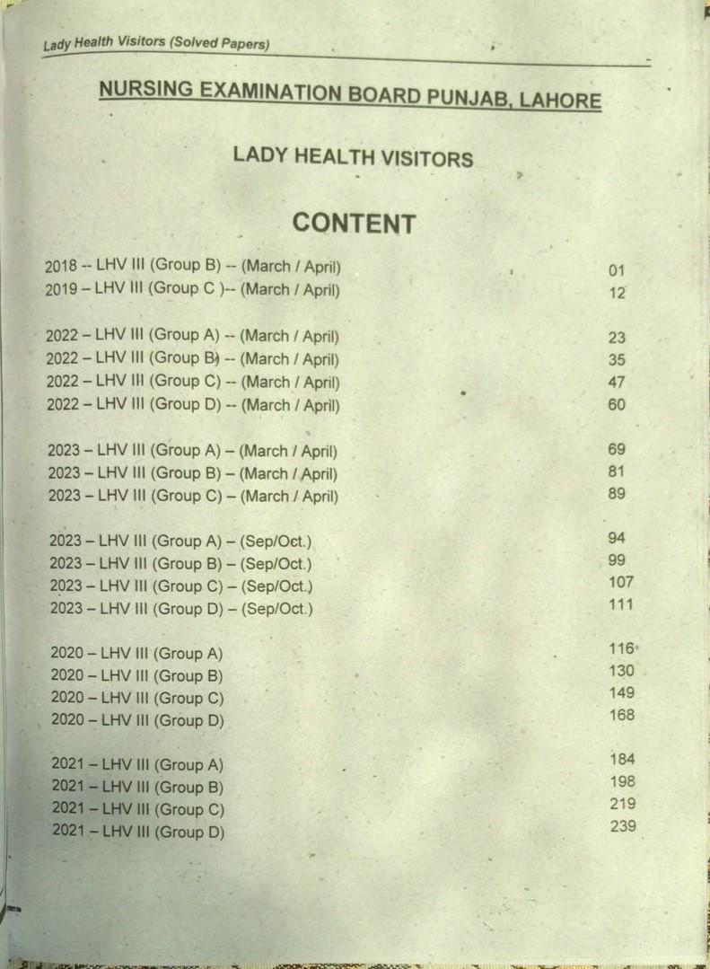 LHV 2nd Year Past Papers| Updated Latest Edition - Image 3