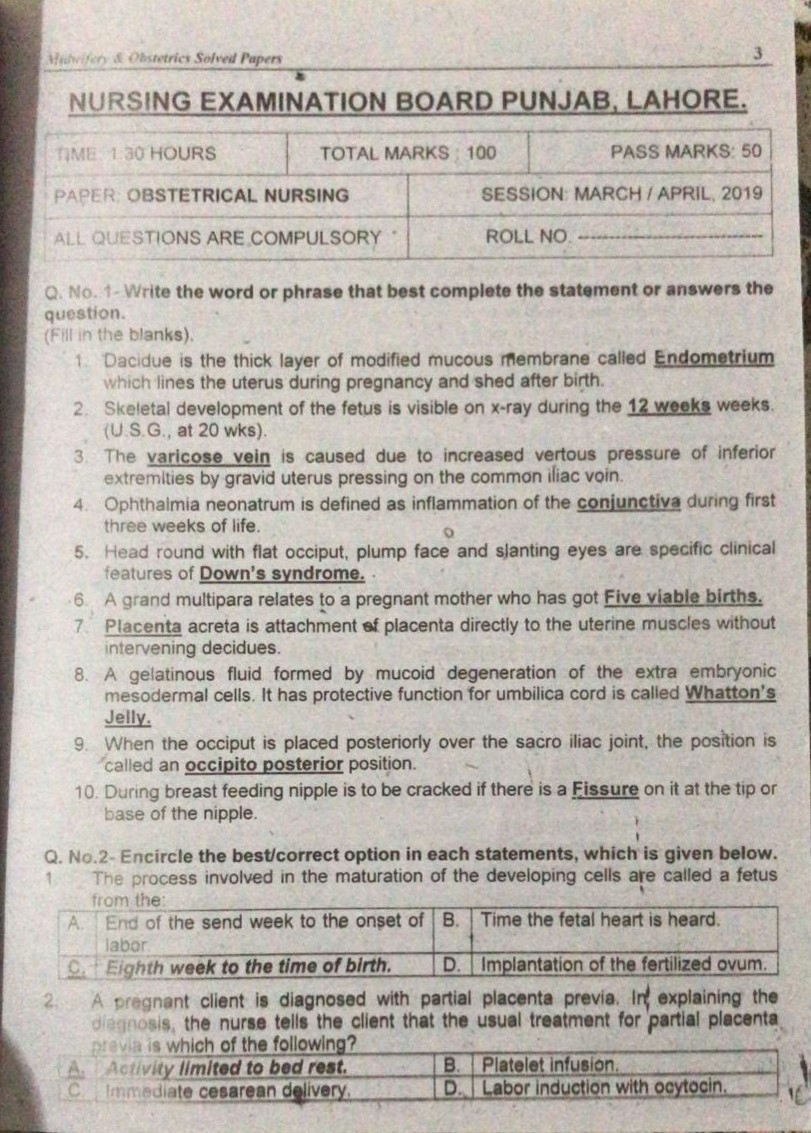 LHV 1st Year Past Papers| Updated Latest Edition 2026 - Image 3