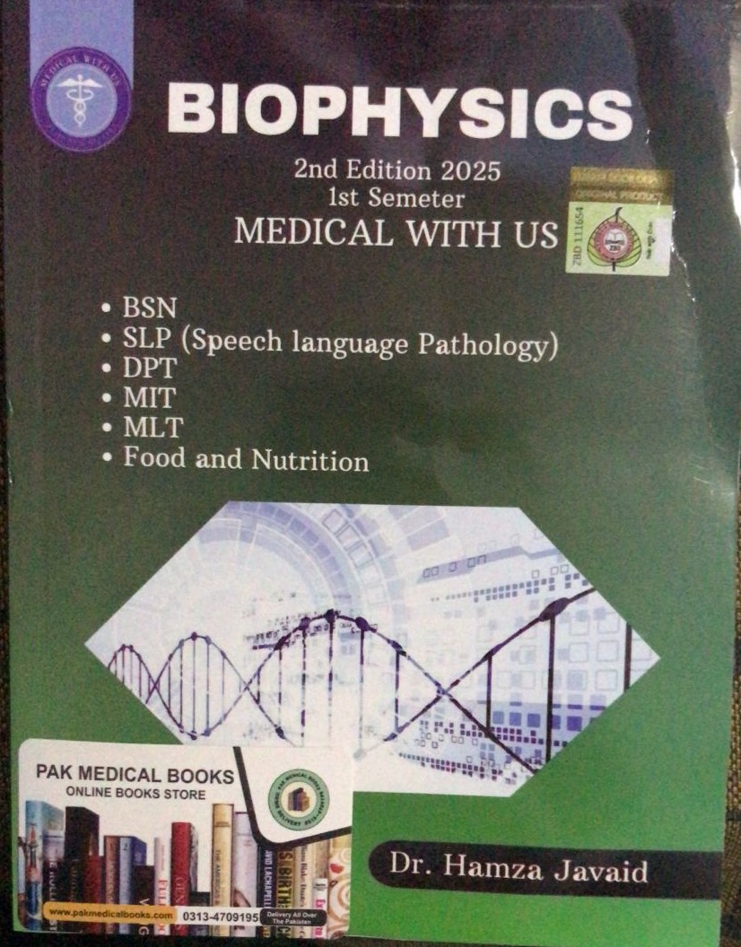 BIOPHYSICS 2ND EDITION BY DR HAMZA JAVAID