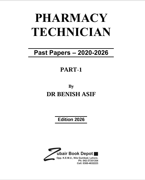 PHARMACY TECHNICIAN PART-1 SOLVED PAST PAPERS| LATEST 2020-2026 - Image 2