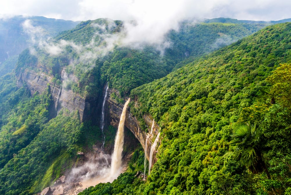 Meghalaya waterfalls