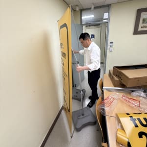 25주년 행사 준비 현장
