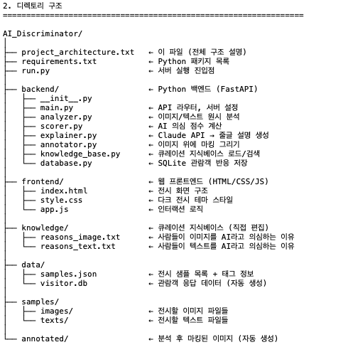 AI 탐지 알고리즘 지시문