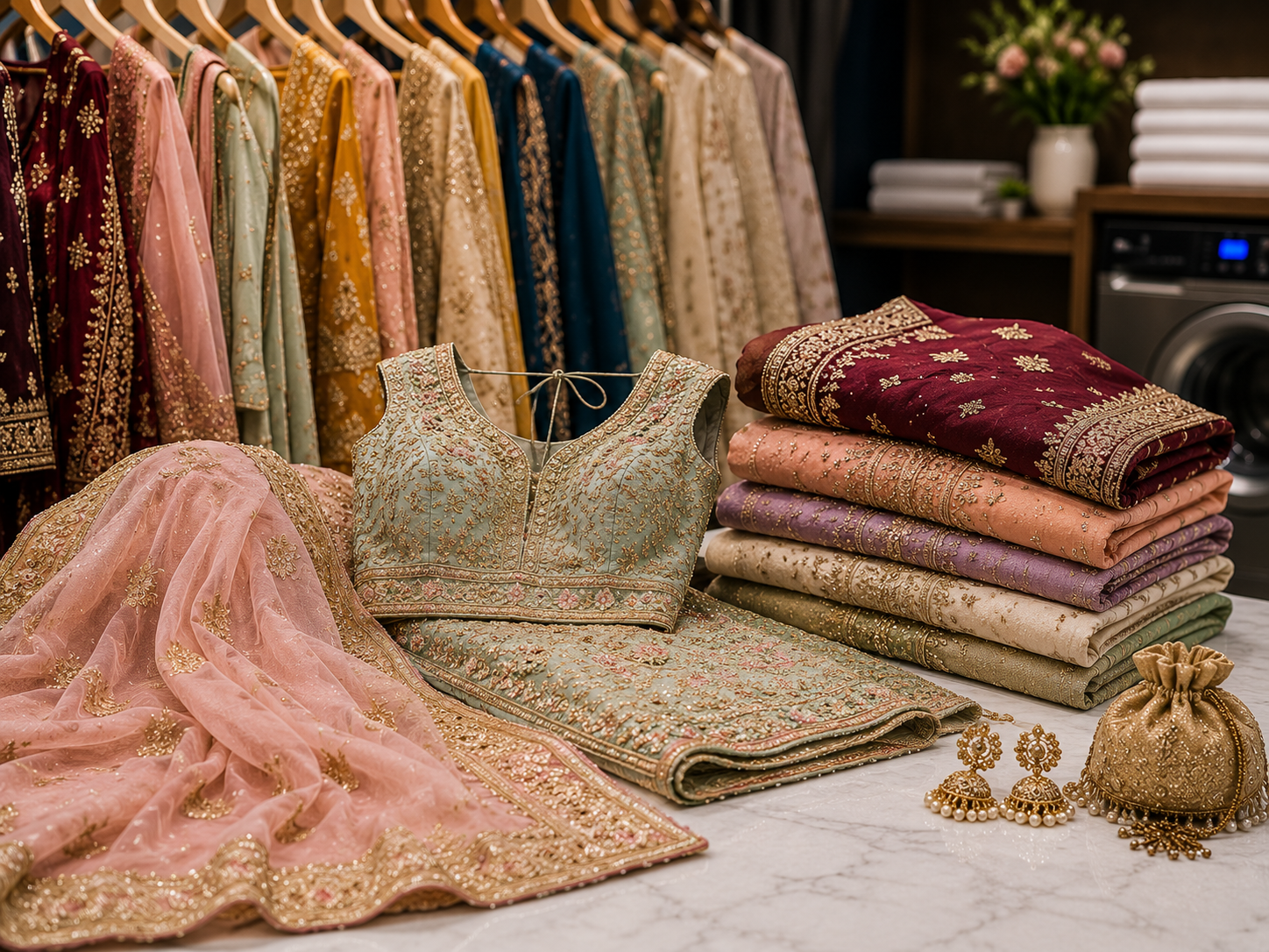 Sarees, Lehengas & Ethnic Garments