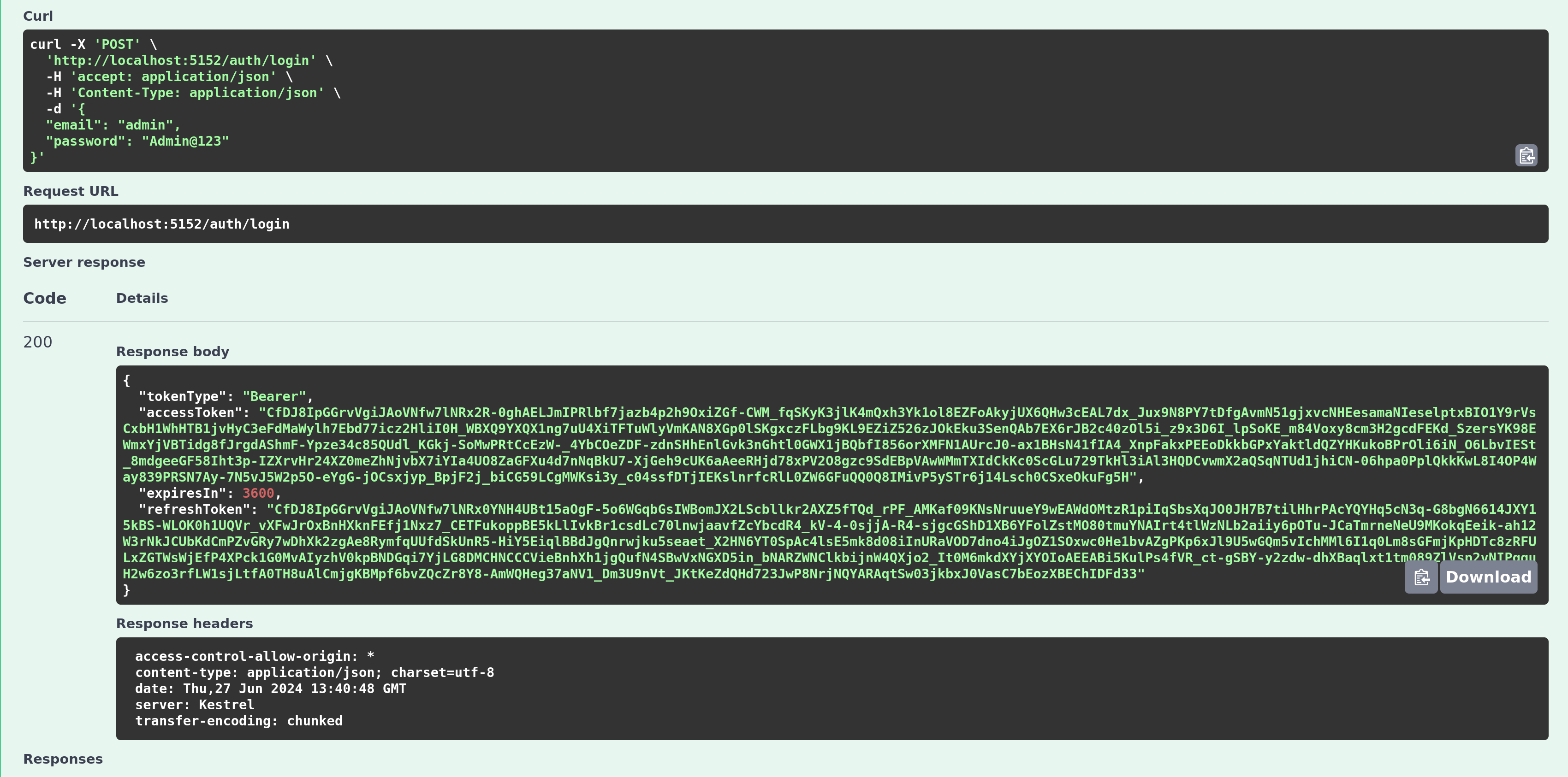 login successful using username and password in .net identity