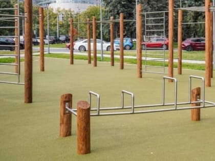 В парке имени 40-летия ВЛКСМ обновили детские площадки