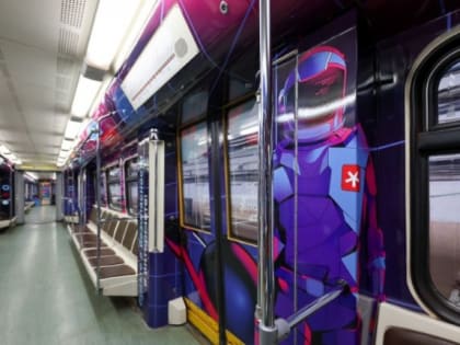 На Сокольнической линии метро запустили тематический состав «Кибербезопасность»