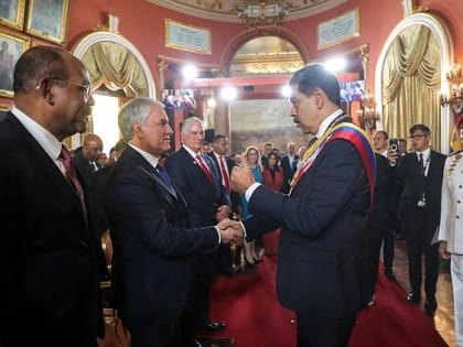 В Каракасе прошла встреча Вячеслава Володина и Николаса Мадуро