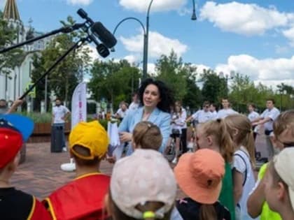 «Центр Добрых дел» под руководством Сабины Цветковой организовал акцию «Еду правильно» для москвичей