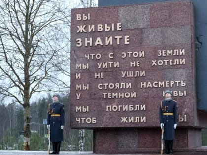 Путин в годовщину снятия блокады Ленинграда возложил цветы к монументу Рубежный камень