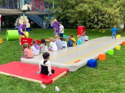 В парке Олимпийской деревни 26 мая проведут мастер-класс по гимнастике для детей