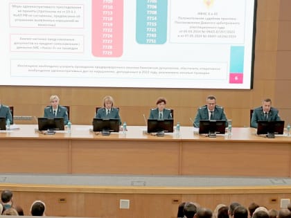 В Управлении состоялось заседание Коллегии