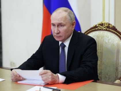 Владимир Путин поручил главе МВД обеспечить охрану имущества людей в зоне паводков