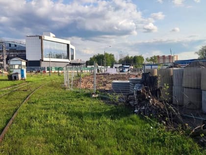 Начались работы по обустройству ливневой канализации около станции МЦД 2 Щербинка.
