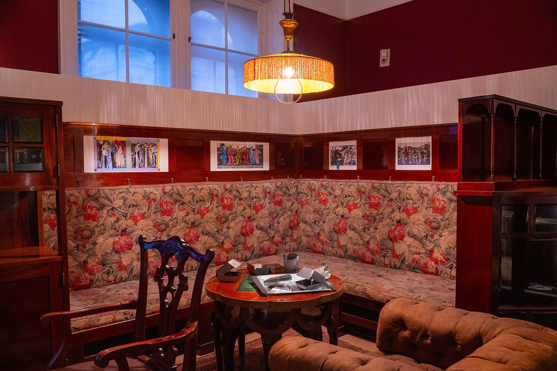 Installed Objects on Adolf Loos furniture.