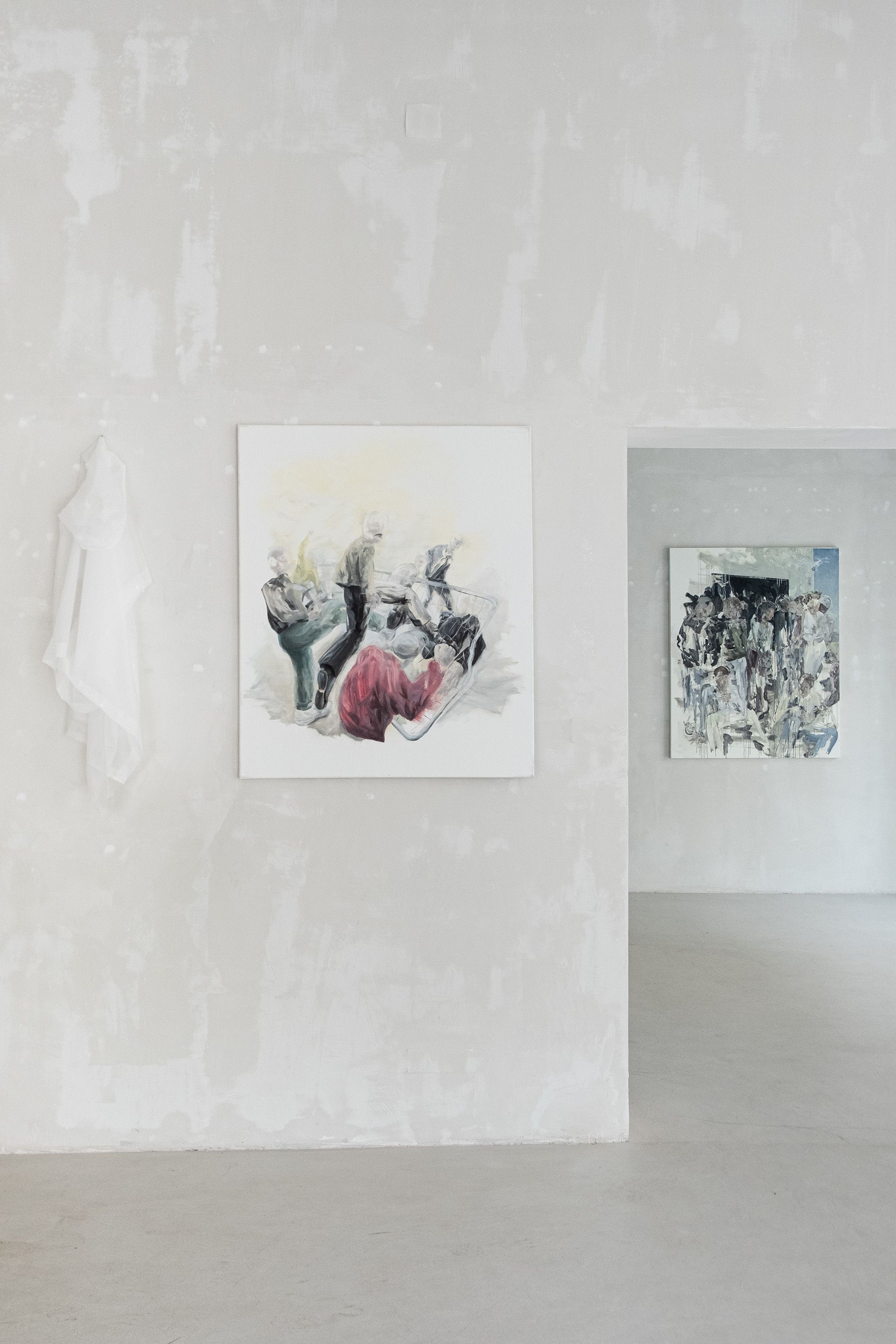 View of 2 Paintings. 