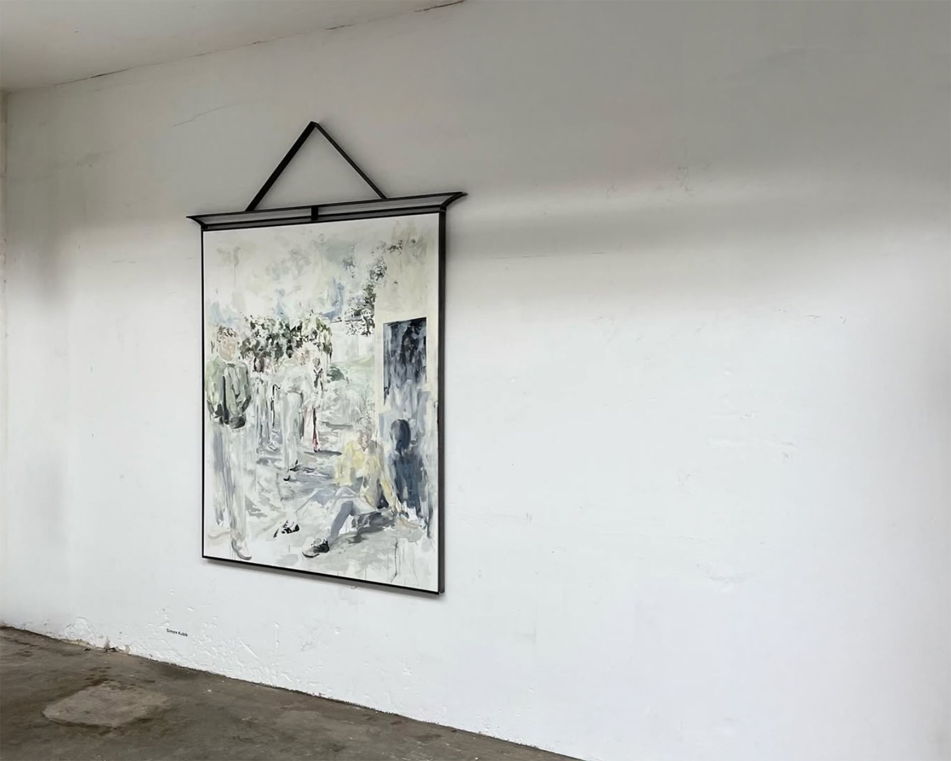 Simon Kubiks work "In der Kinetten wo i schlof" at Kunsthalle Wels.