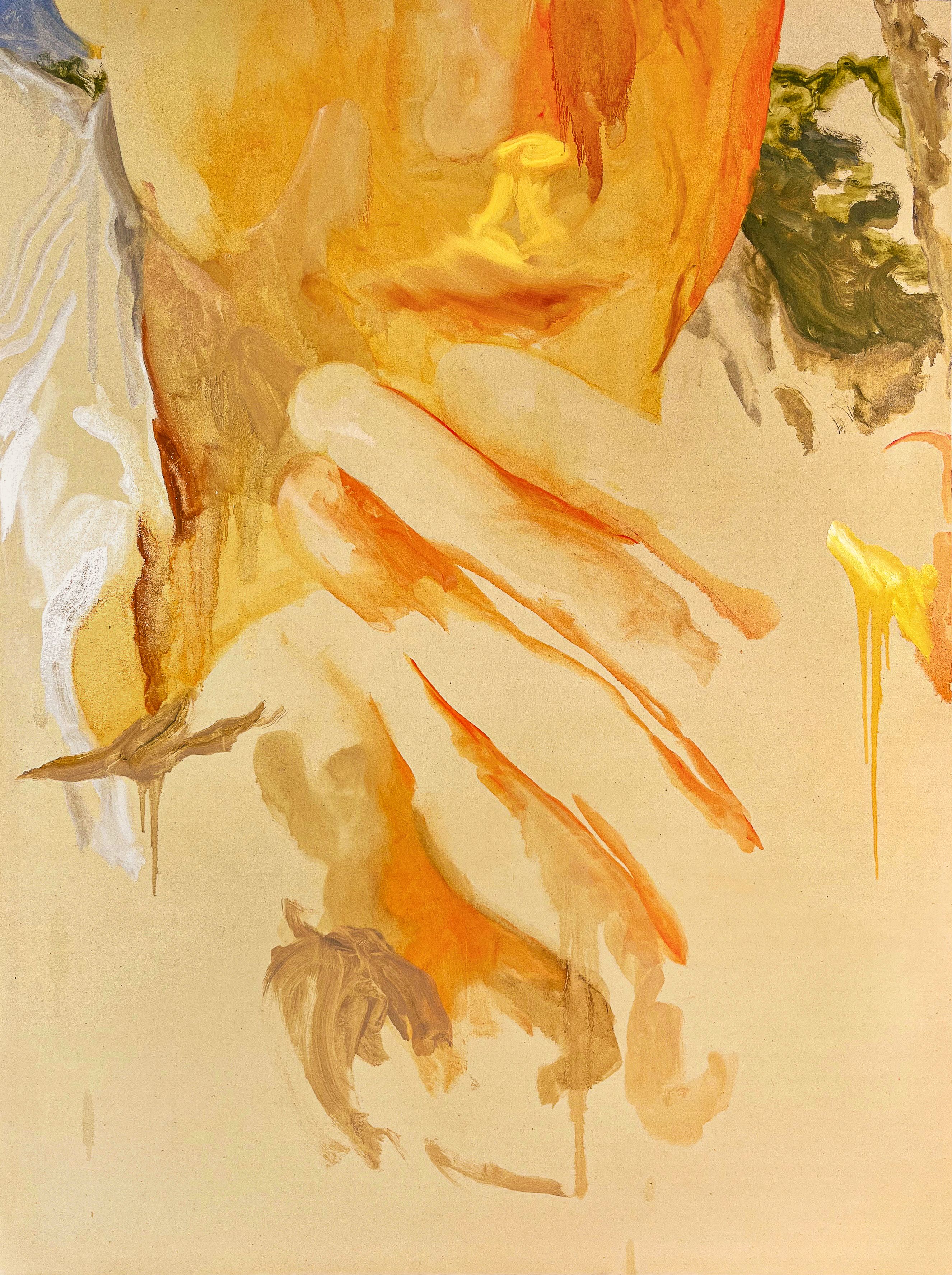 A man seemingly holding a lighter in his hand. only the inside turned surface of his fingers, his face up close and his thumb is lit up by this unknown source of light. 