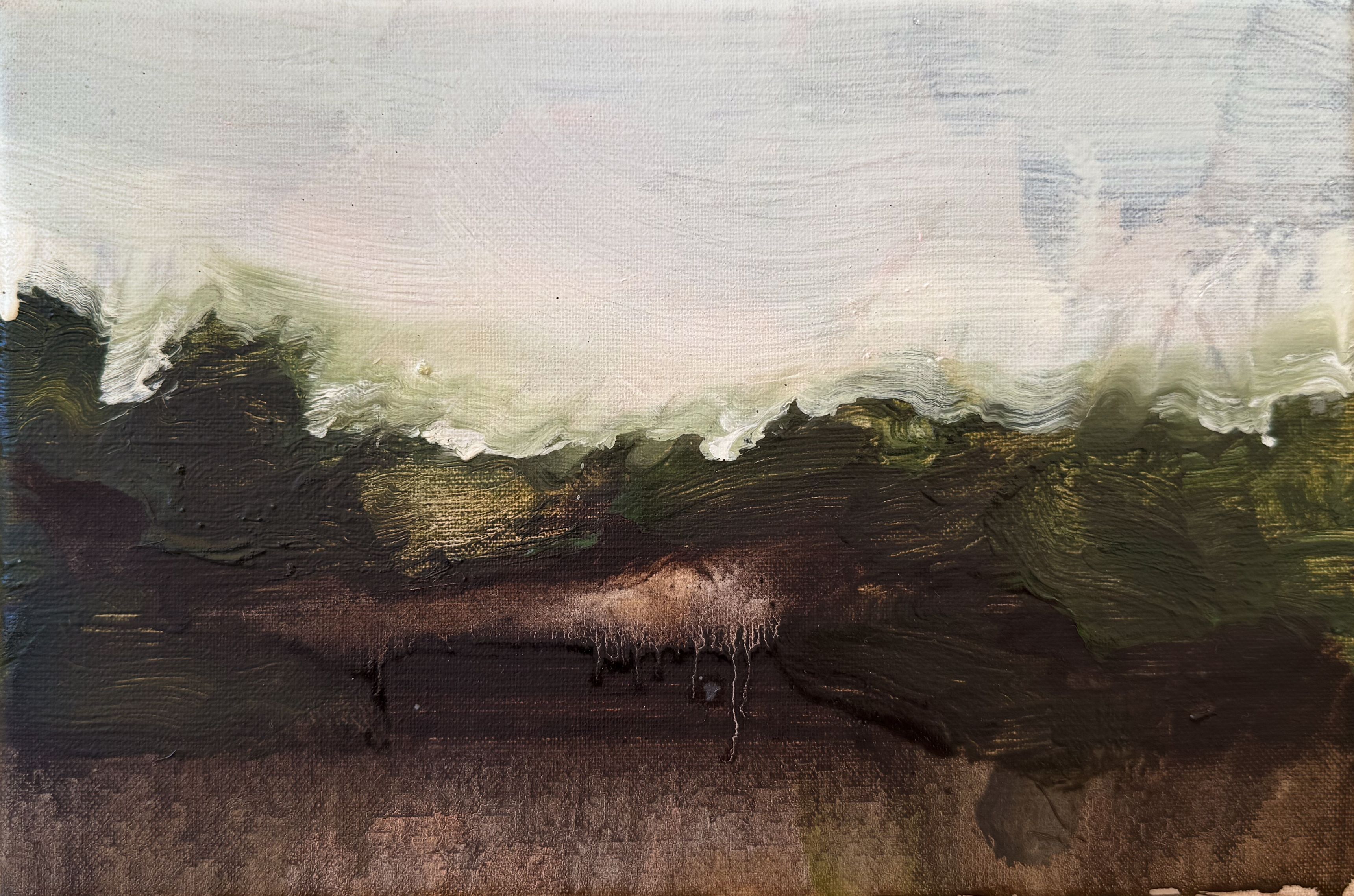 Nature in flat shapes. a natural Rothko.