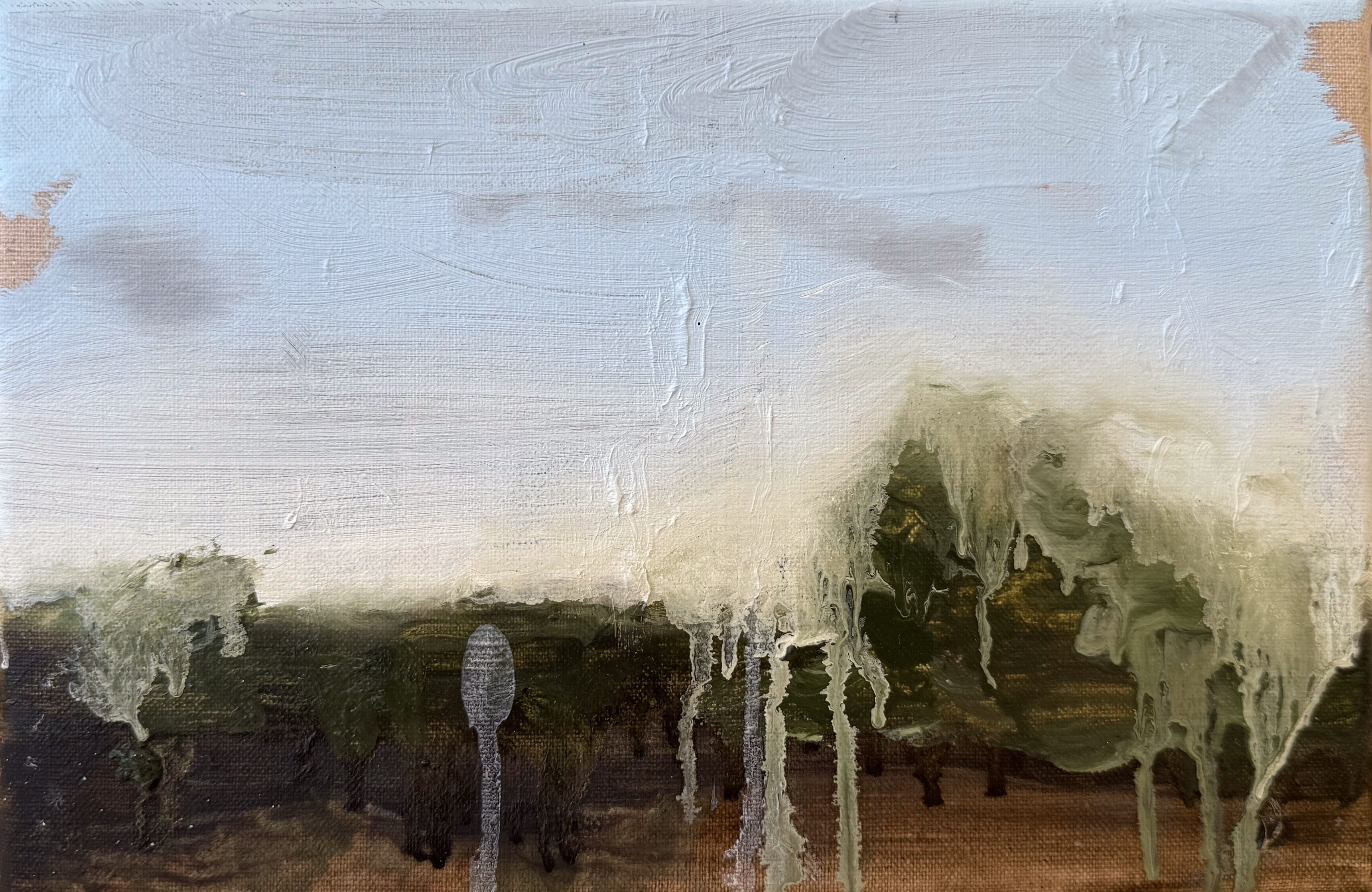 flat terrain painting