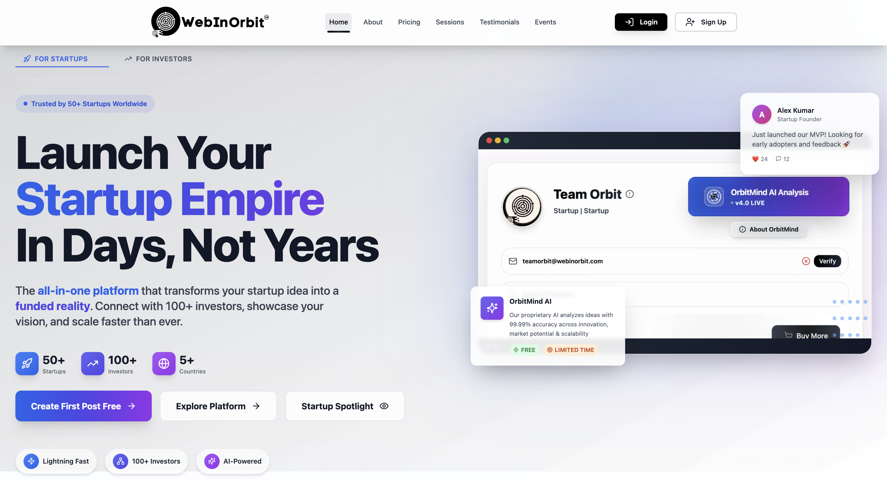 WebInOrbit platform preview