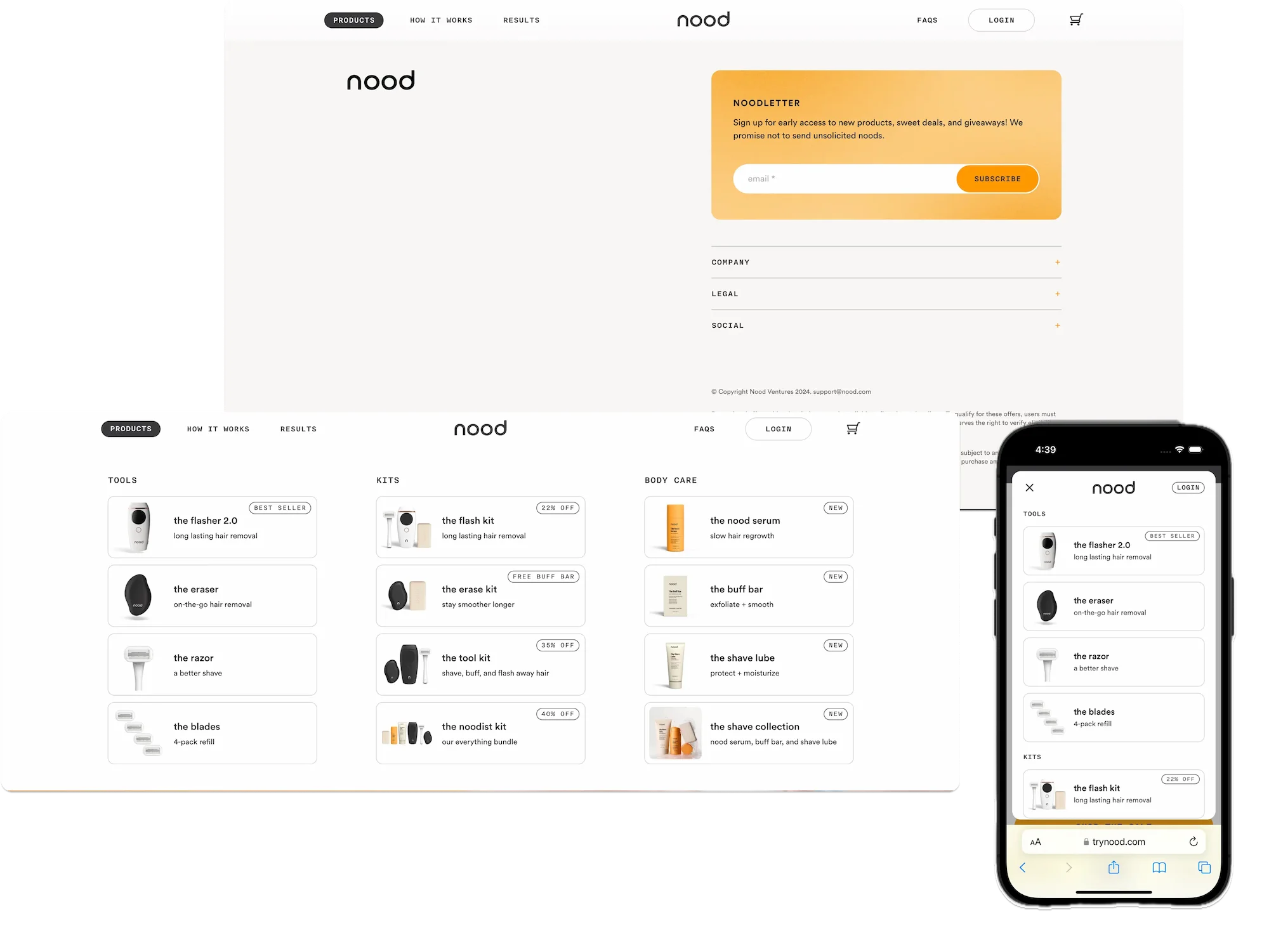 Small compilation of my work on the Nood website