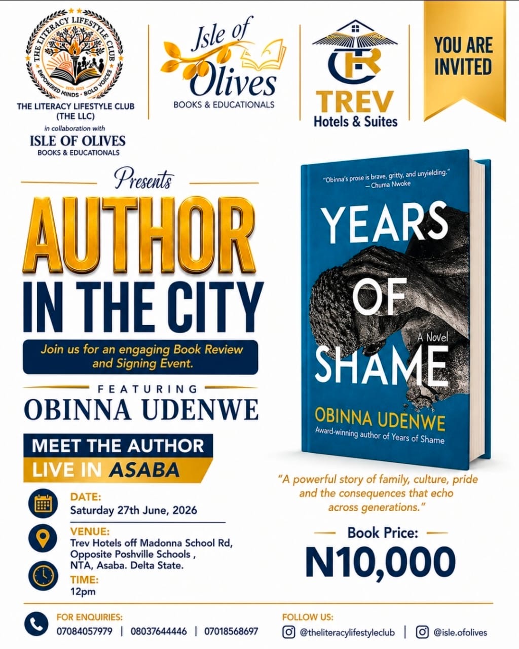 Asaba Book Reading/Signing