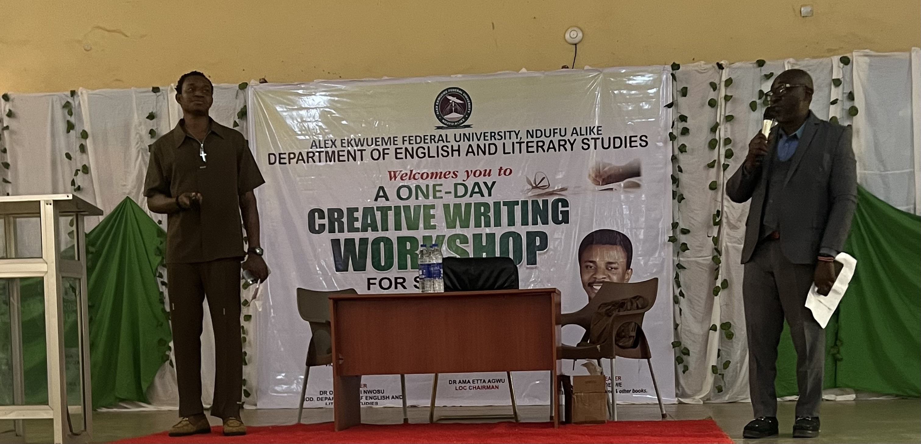 Obinna teaches creative writing — 6