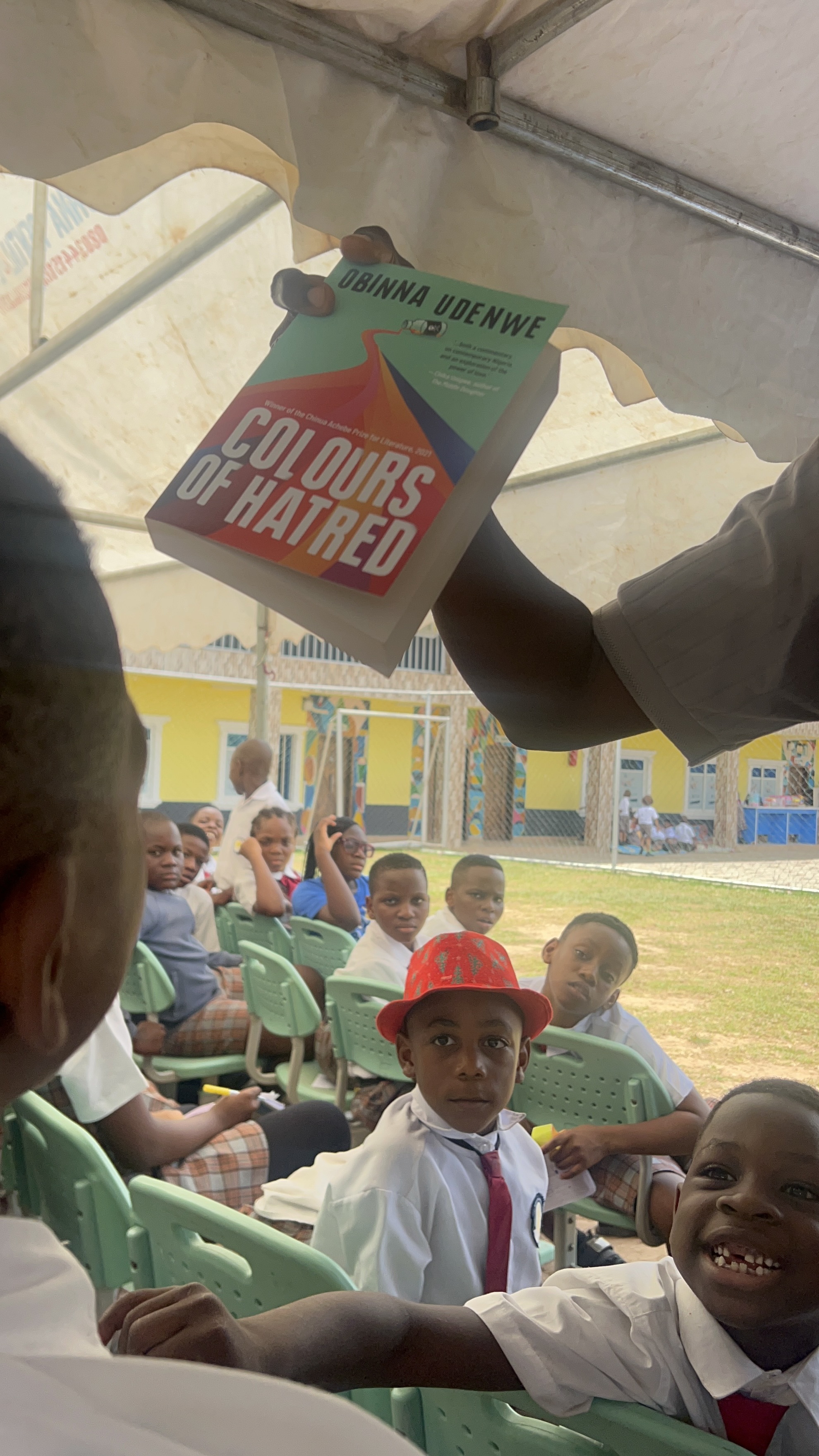 Obinna talks to school pupils — 6