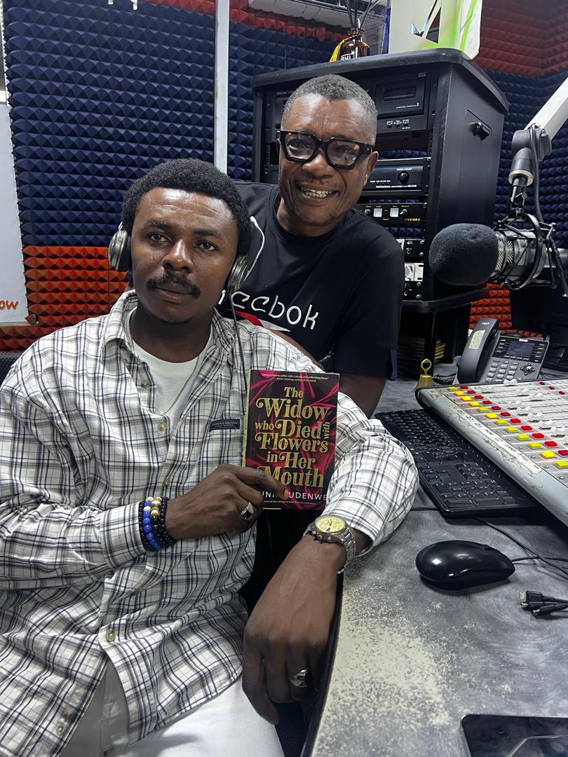 Obinna reads at Classic 97.3FM