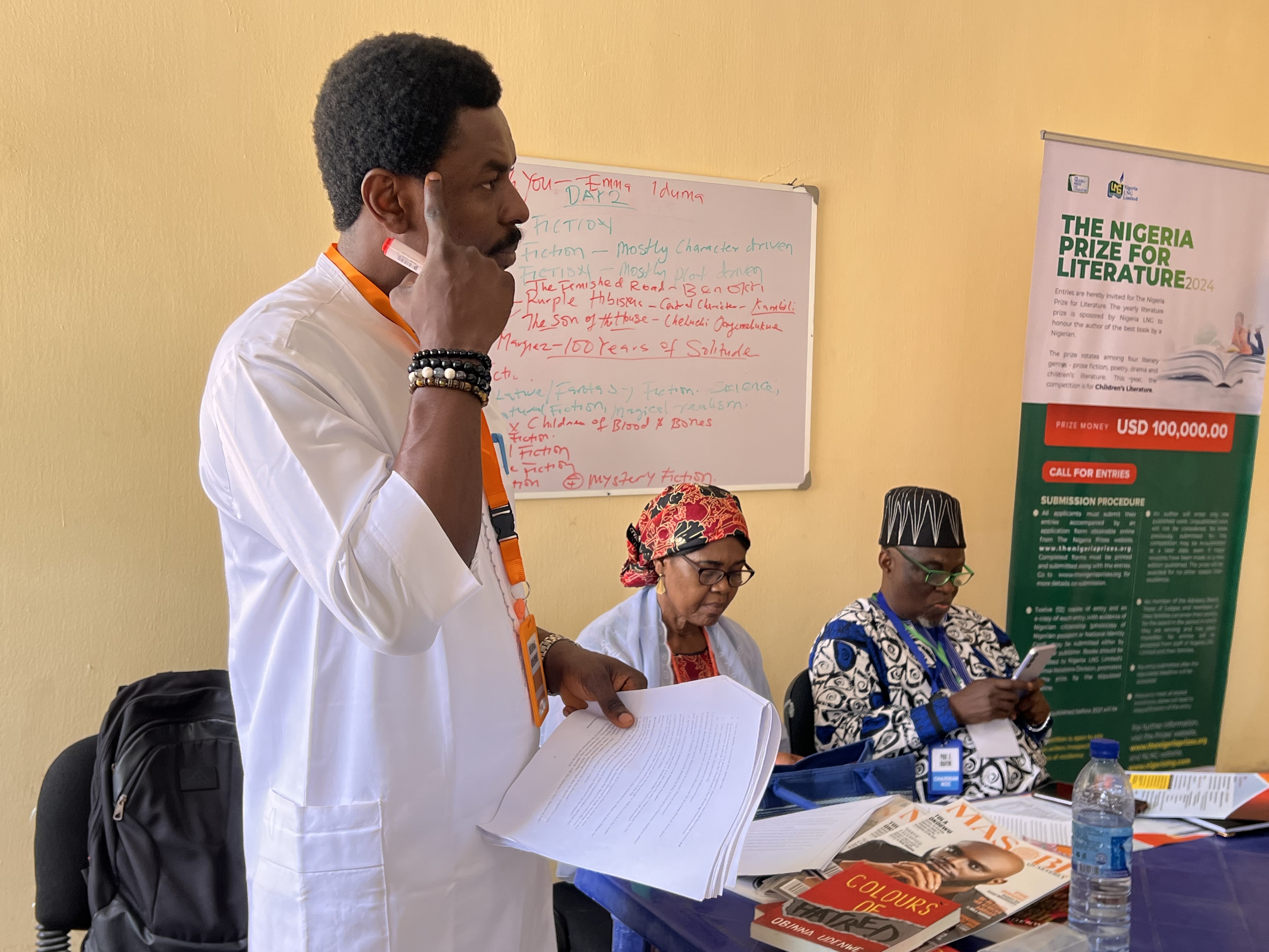 Obinna Udenwe teaches creative writing