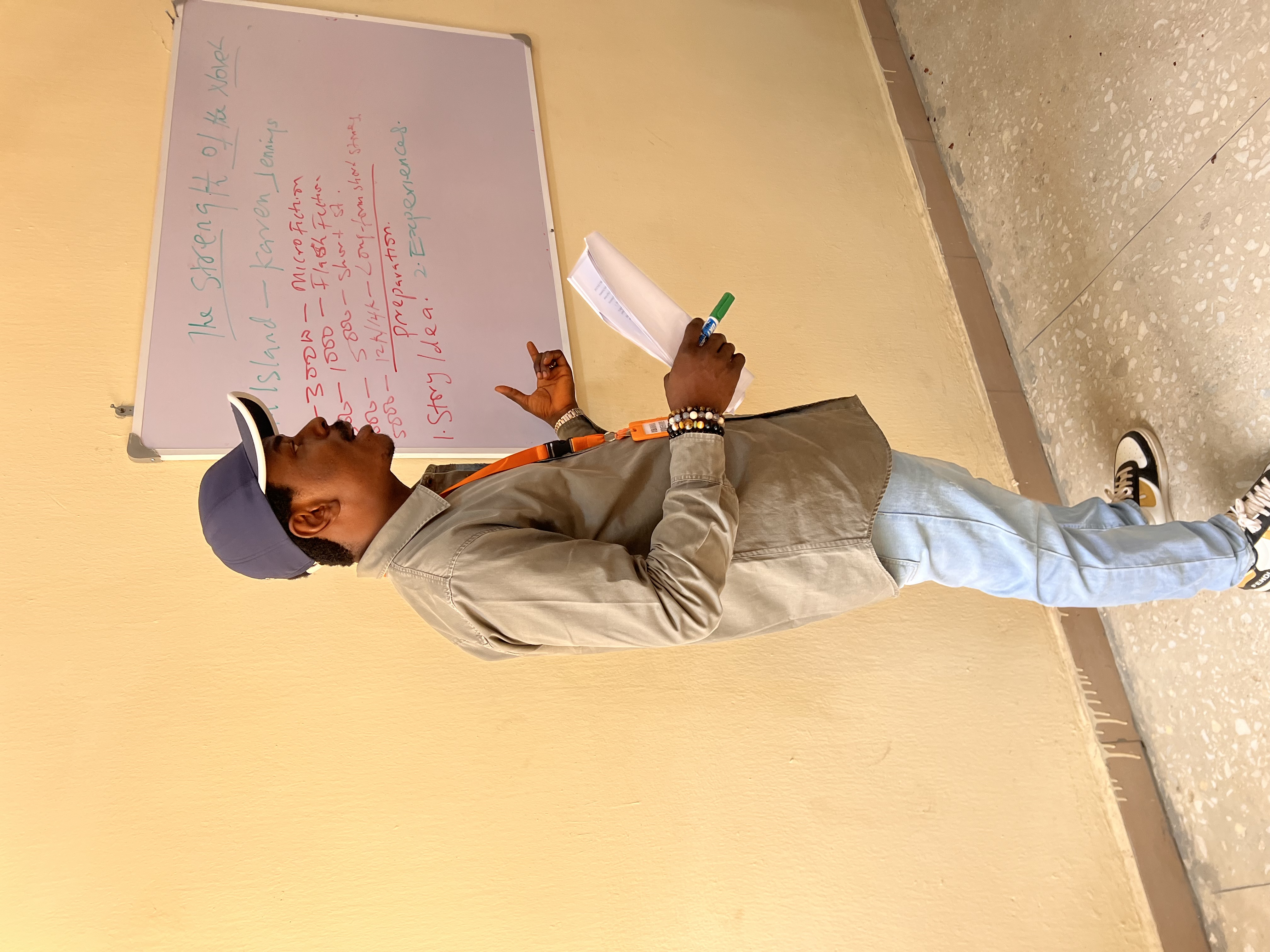 Obinna Udenwe teaches creative writing — 6
