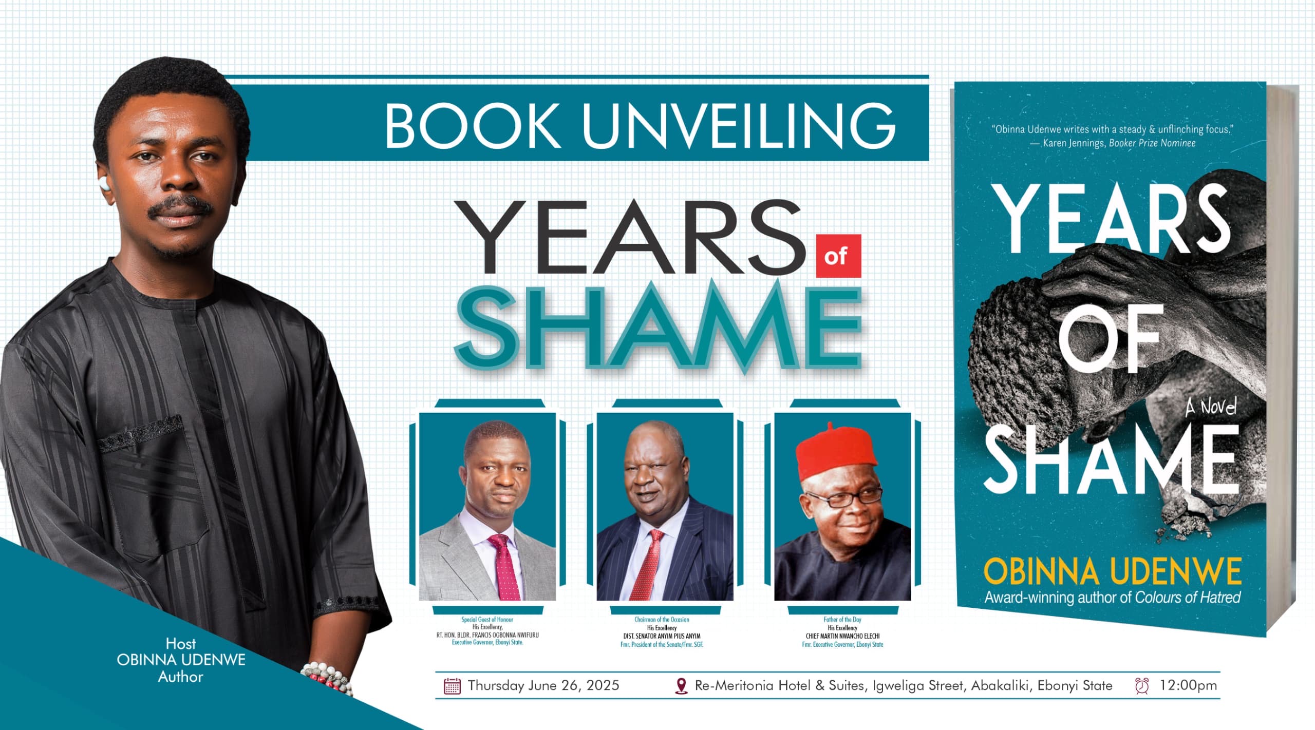 Launch of Years of Shame — 2
