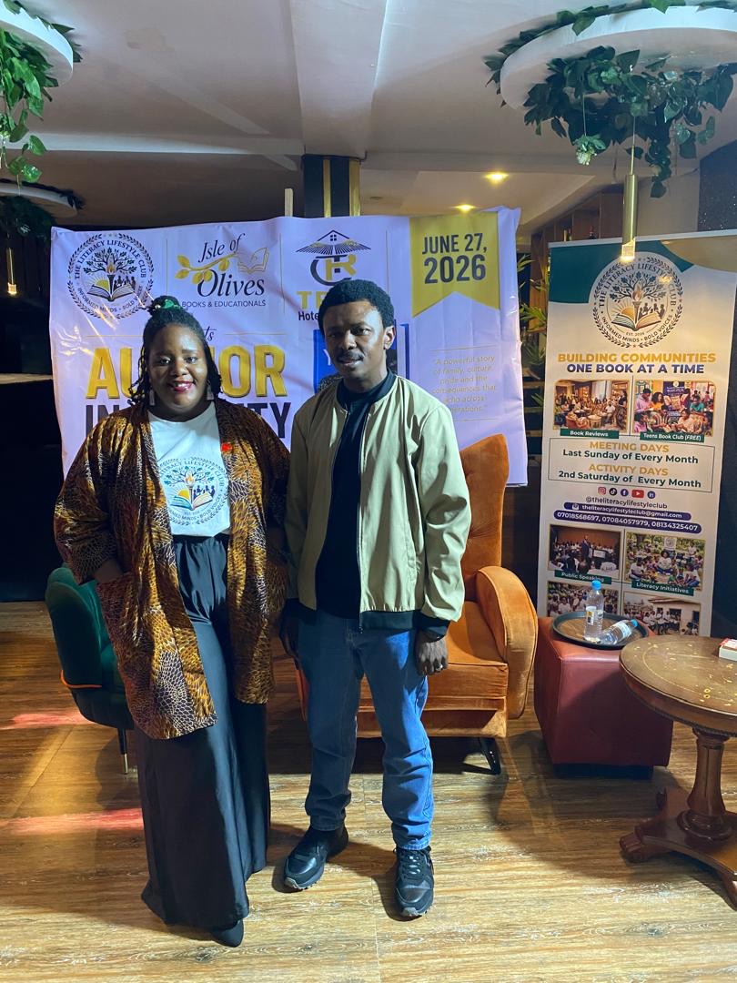 Book reading & signing, Asaba — 2