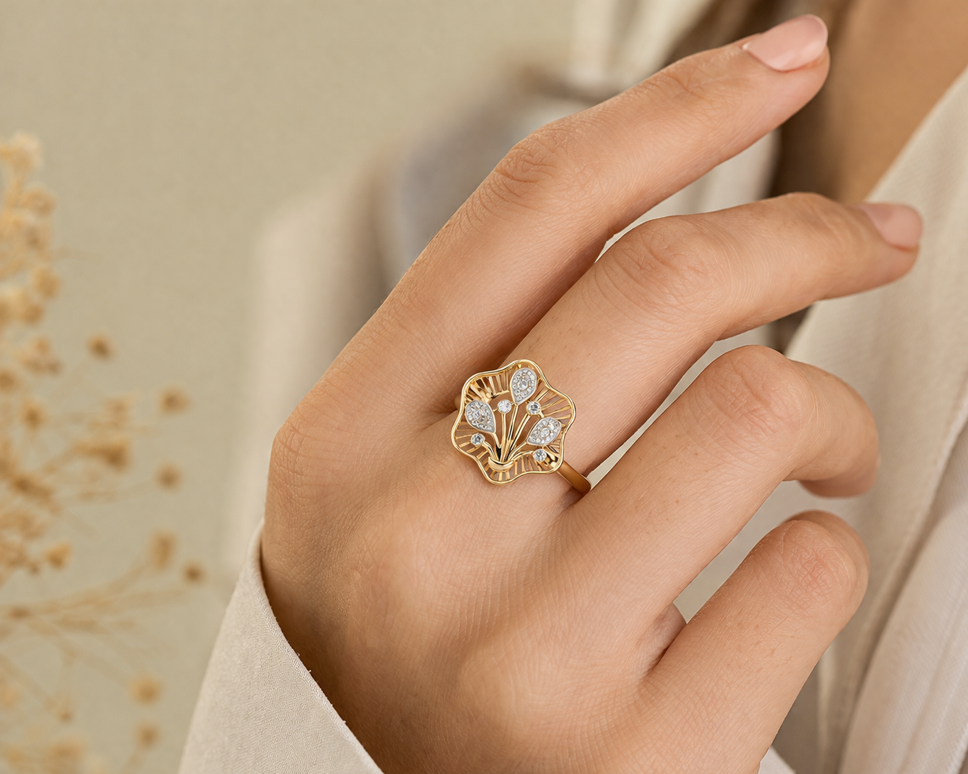 Heritage Gold Bangle - Variation 1