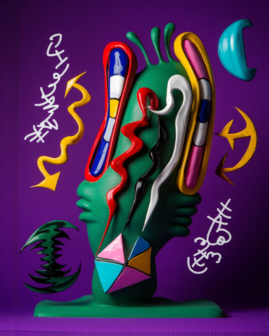 figure artwork - figure, membrane, breath