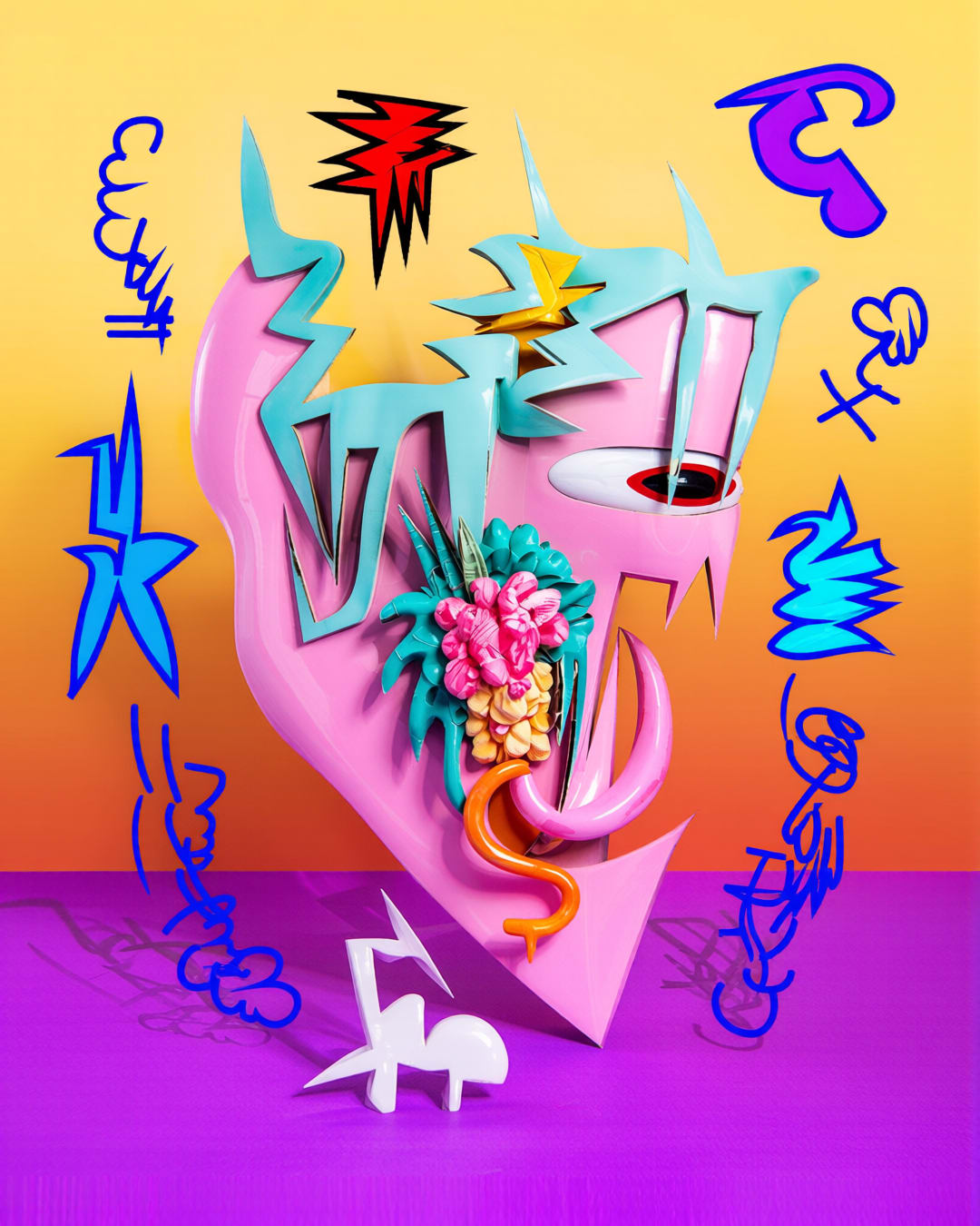 figure artwork - figure, spine, vein