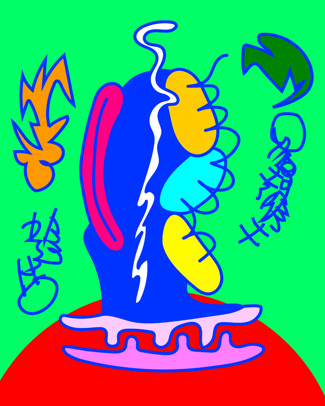 mask artwork - mask, shell, husk