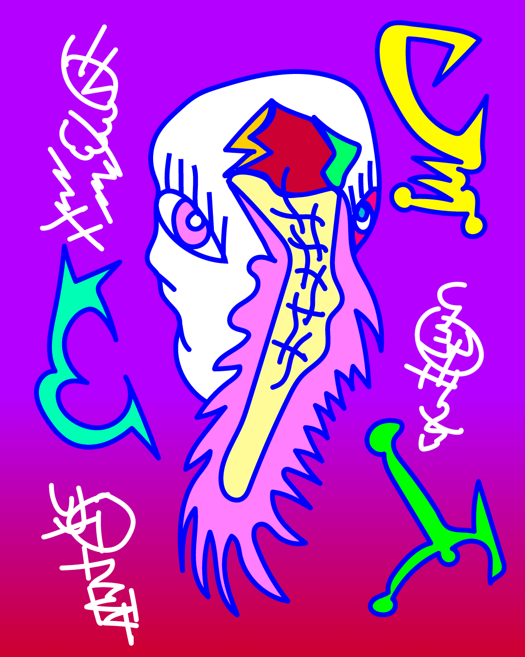mask artwork - mask, veil, threshold
